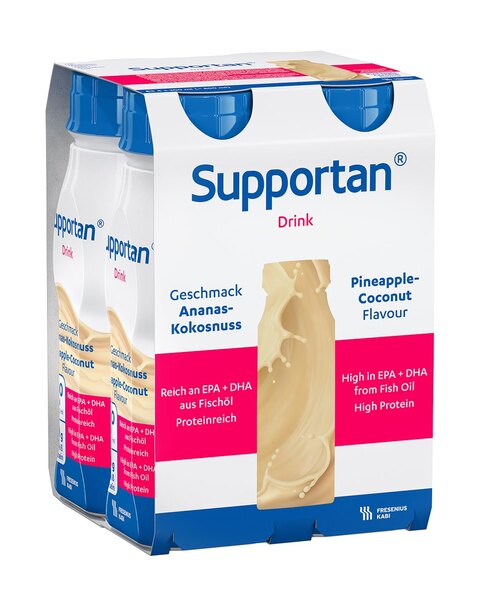 Supportan Drink příchuť Ananasovo-kokosová 4x200 ml
