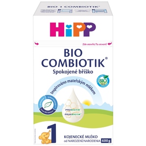 Hipp 1 Bio Combiotik Počáteční kojenecké mléko 600 g Hipp 1 Bio Combiotik Počáteční kojenecké mléko 600 g