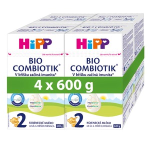 Hipp 2 Bio Combiotik Pokračovací kojenecké mléko 4x600 g Hipp 2 Bio Combiotik Pokračovací kojenecké mléko 4x600 g