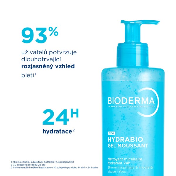 Bioderma Hydrabio čisticí gel 400 ml