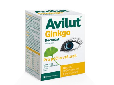 Avilut Ginkgo Recordati 90 kapslí