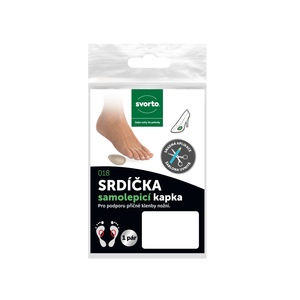 Svorto Srdíčka samolepicí - kapka béžová (vel.2) 1 pár Svorto Srdíčka samolepicí - kapka béžová (vel.2) 1 pár