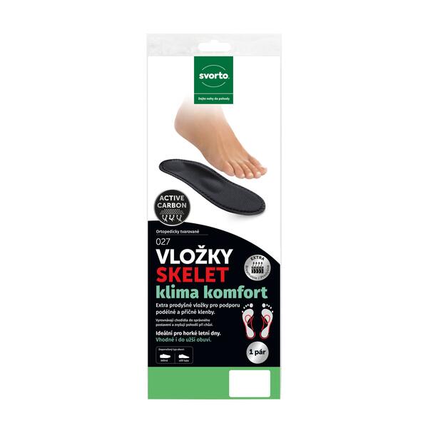 Svorto Vložky skelet klima komfort (vel.37) 1 pár Svorto Vložky skelet klima komfort (vel.37) 1 pár