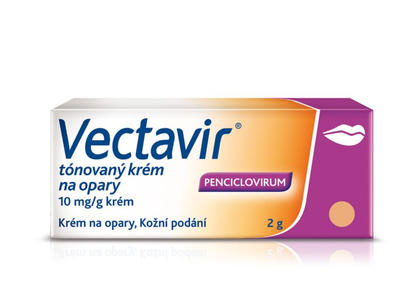 Vectavir tónovací krém na opary 2 g
