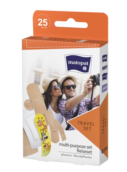 Matopat náplast Travel set 25 ks Matopat náplast Travel set 25 ks