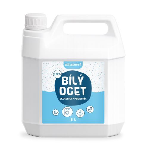 Allnature Bilý ocet 10% 3000 ml Allnature Bilý ocet 10% 3000 ml