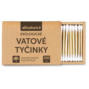 Allnature Ekologické vatové tyčinky 200 ks Allnature Ekologické vatové tyčinky 200 ks