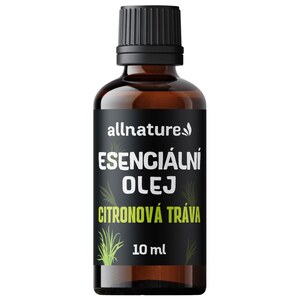 Allnature Esenciální olej Citrónová tráva 10 ml Allnature Esenciální olej Citrónová tráva 10 ml
