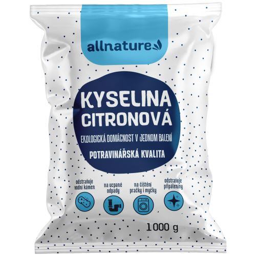 Allnature Kyselina citronová 1000 g Allnature Kyselina citronová 1000 g