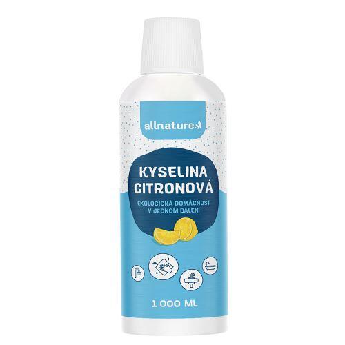 Allnature Kyselina citronová roztok 1000 ml Allnature Kyselina citronová roztok 1000 ml