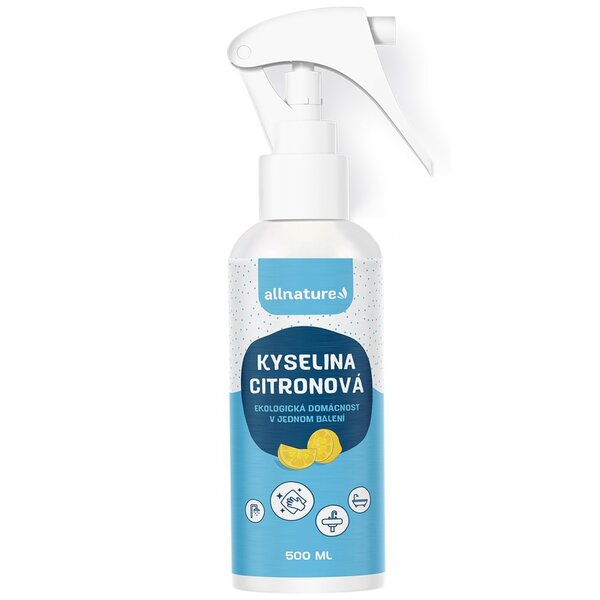 Allnature Kyselina citronová sprej 500 ml Allnature Kyselina citronová sprej 500 ml