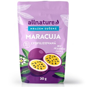Allnature Maracuja sušená mrazem kostky 30 g Allnature Maracuja sušená mrazem kostky 30 g