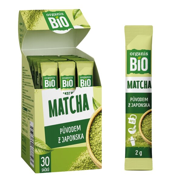 Organis Matcha BIO 30 x 2 g Organis Matcha BIO 30 x 2 g