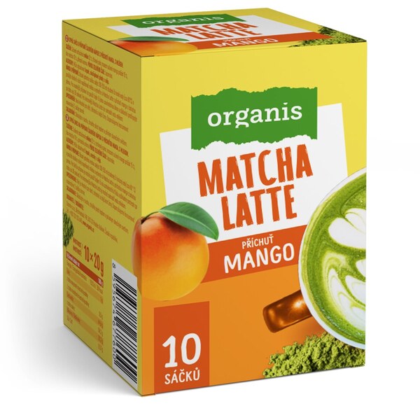 Organis Matcha Latte Mango 10 x 20 g Organis Matcha Latte Mango 10 x 20 g