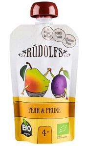 Rudolfs Kapsička Hruška, sušené švestky BIO 4m+ 110 g Rudolfs Kapsička Hruška, sušené švestky BIO 4m+ 110 g