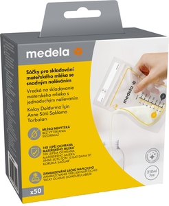 Medela Sáčky pro skladování mateřského mléko 50 ks Medela Sáčky pro skladování mateřského mléko 50 ks