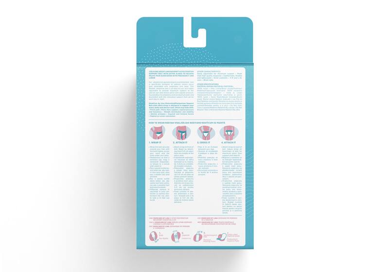 MomCare Těhotenský a poporodní podpůrný pás vel. L-XL 1 ks