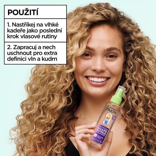 Garnier Fructis Curls Method Hydratační sprej pro vlnité a kudrnaté vlasy 150 ml