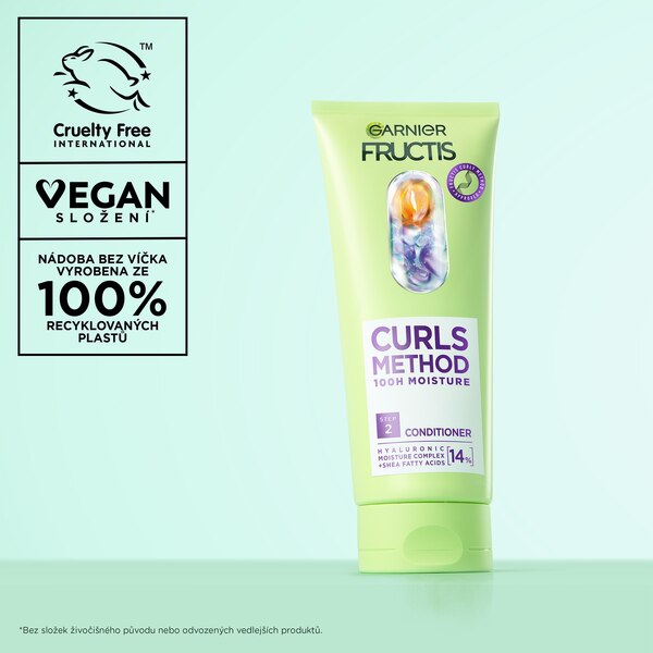 Garnier Fructis Curls Method Hydratační kondicionér pro vlnité a kudrnaté vlasy 200 ml Garnier Fructis Curls Method Hydratační kondicionér pro vlnité a kudrnaté vlasy 200 ml