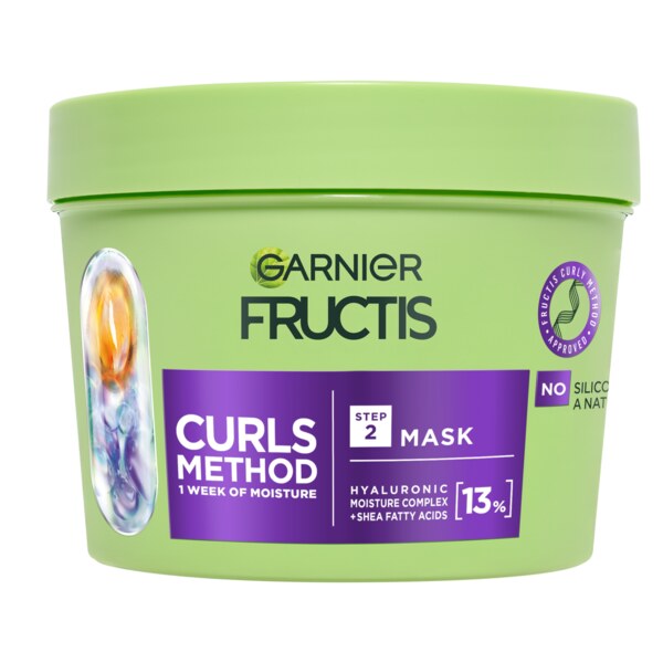 Garnier Fructis Curls Method Hydratační maska pro vlnité a kudrnaté vlasy 370 ml Garnier Fructis Curls Method Hydratační maska pro vlnité a kudrnaté vlasy 370 ml
