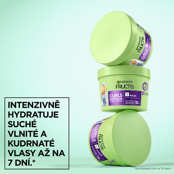 Garnier Fructis Curls Method Hydratační maska pro vlnité a kudrnaté vlasy 370 ml Garnier Fructis Curls Method Hydratační maska pro vlnité a kudrnaté vlasy 370 ml