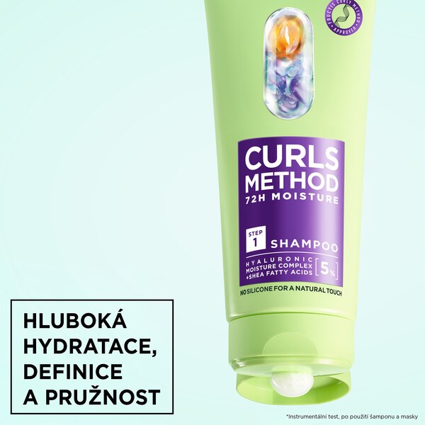 Garnier Fructis Curls Method Hydratační šampon pro vlnité a kudrnaté vlasy 200 ml Garnier Fructis Curls Method Hydratační šampon pro vlnité a kudrnaté vlasy 200 ml