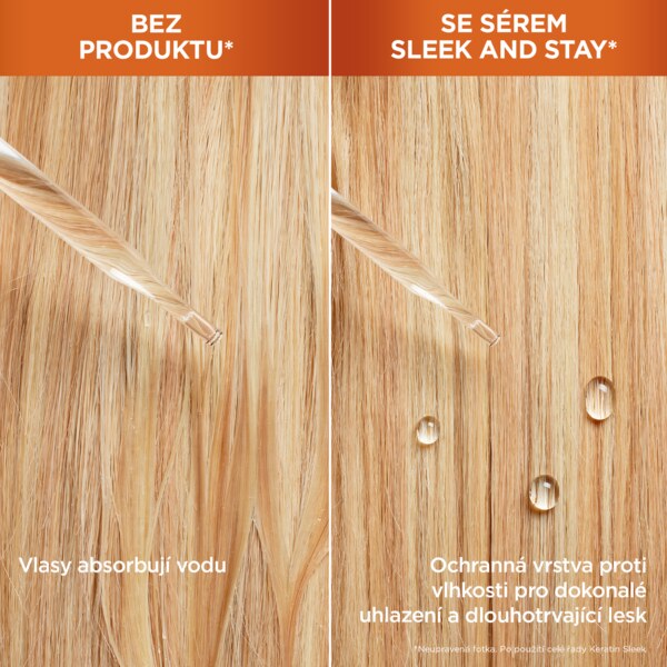 Garnier Fructis Sleek&Stay Bezoplachové sérum na suché a krepaté vlasy 50 ml