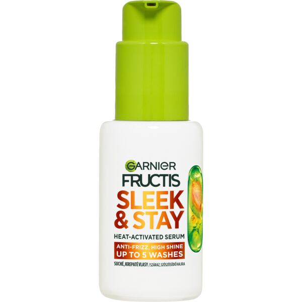 Garnier Fructis Sleek&Stay Bezoplachové sérum na suché a krepaté vlasy 50 ml