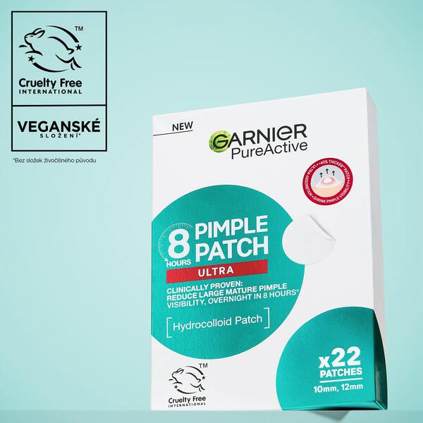 Garnier PureActive Hydrokoloidní náplast na pupínky 22 ks