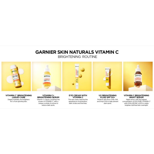 Garnier Skin Naturals Vitamin C Denní rozjasňující fluid SPF50+ 40 ml Garnier Skin Naturals Vitamin C Denní rozjasňující fluid SPF50+ 40 ml