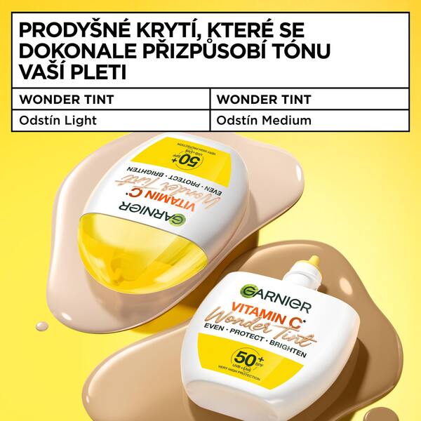 Garnier Vitamin C Tónovací fluid light SPF50+ 40 ml