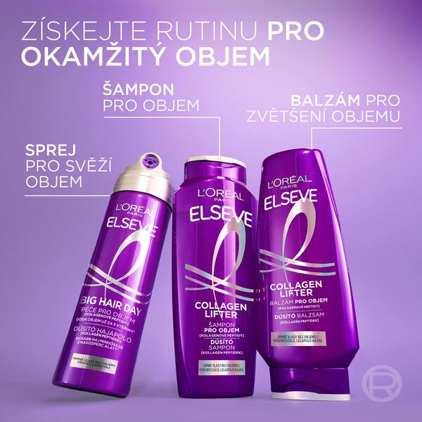 Loréal Elseve Big Hair Day Péče pro objem 200 ml
