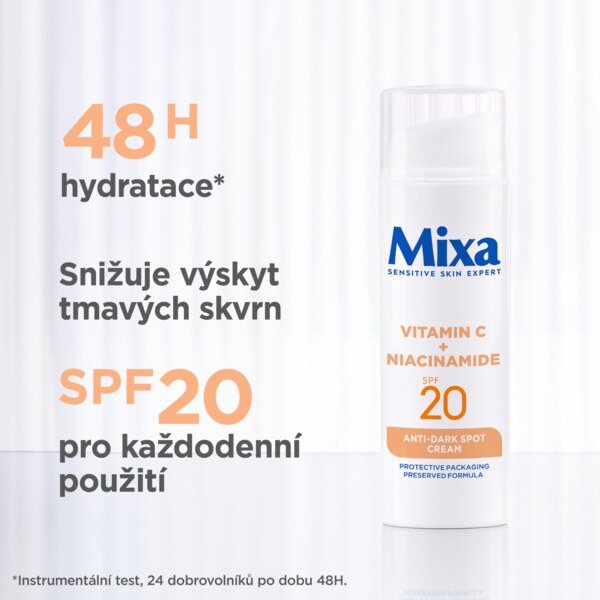 Mixa Anti-dark krém proti tmavým skvrnám SPF20 50 ml Mixa Anti-dark krém proti tmavým skvrnám SPF20 50 ml