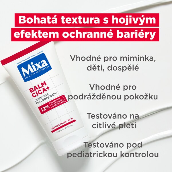 Mixa Balm Cica+ Regenerační balzám 50 ml Mixa Balm Cica+ Regenerační balzám 50 ml