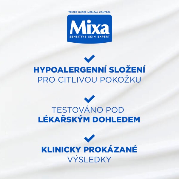 Mixa Hyalurogel Tělové mléko pro suchou a citlivou pokožku 400 ml