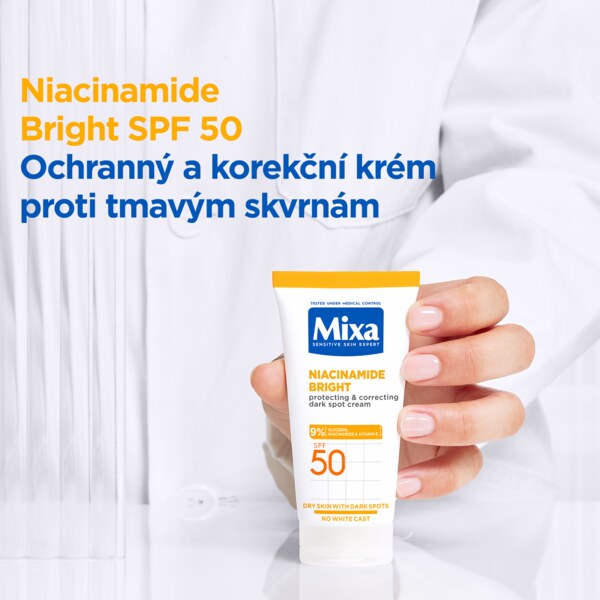 Mixa Niacinamide Bright Krém SPF50 50 ml Mixa Niacinamide Bright Krém SPF50 50 ml