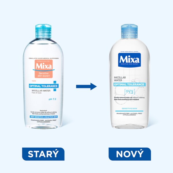 Mixa Optimal Tolerance Micelární voda 400 ml Mixa Optimal Tolerance Micelární voda 400 ml