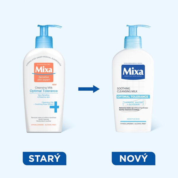 Mixa Optimal Tolerance Odličovací mléko 200 ml Mixa Optimal Tolerance Odličovací mléko 200 ml