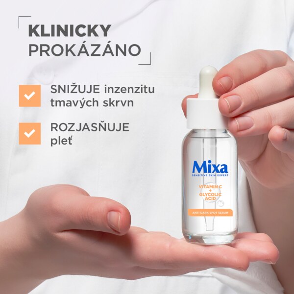 Mixa Vitamin C Sérum proti tmavým skvrnám 30 ml Mixa Vitamin C Sérum proti tmavým skvrnám 30 ml