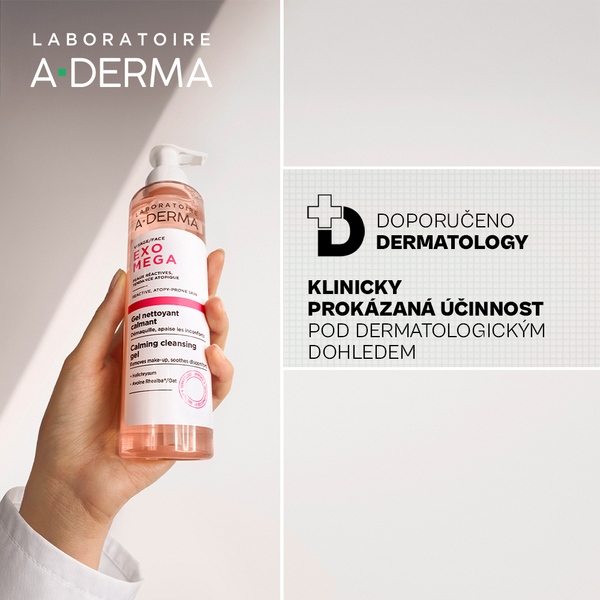 A-Derma Exomega Zklidňující čisticí gel 200 ml A-Derma Exomega Zklidňující čisticí gel 200 ml