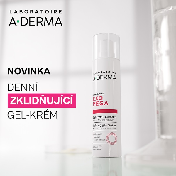 A-Derma Exomega Zklidňující čisticí gel-krém 40 ml