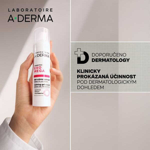 A-Derma Exomega Zklidňující čisticí gel-krém 40 ml