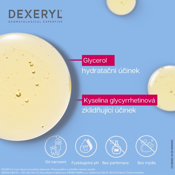 Dexeryl mycí olej 200 ml