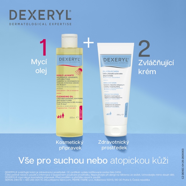 Dexeryl mycí olej 200 ml