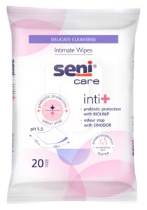 Seni Care Intimní vlhčené ubrousky Inti+ 20 ks Seni Care Intimní vlhčené ubrousky Inti+ 20 ks