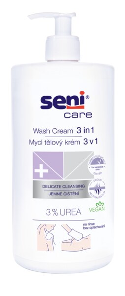 Seni Care Mycí tělový krém 3v1 1000 ml