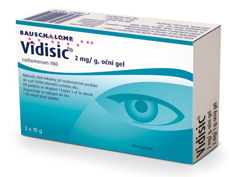 Vidisic oční gel 3x10 g