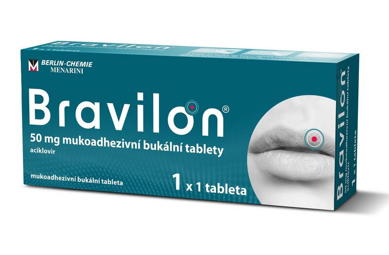 Bravilon 50 mg mukoadhezivní bukální tableta 1 ks