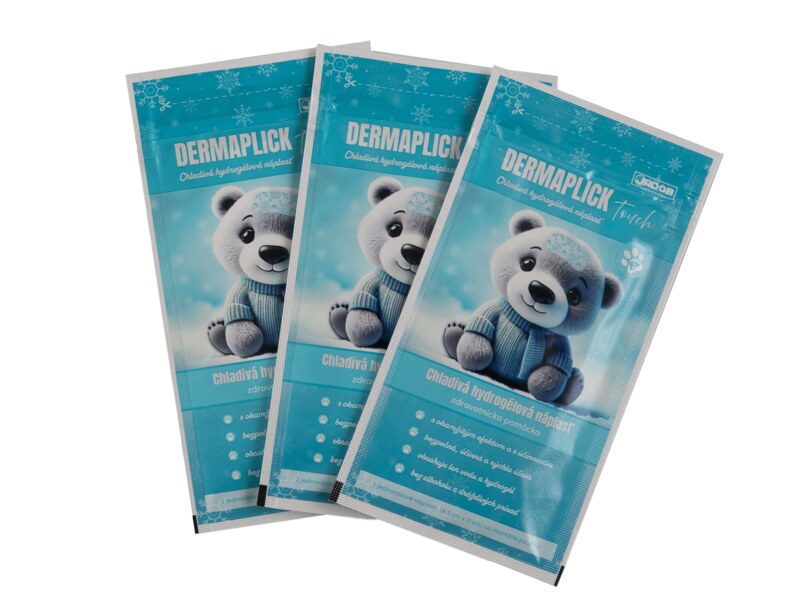 Jadob Dermaplick Touch Chladivá hydrogelová náplast 4,5 x11 cm 2 ks Jadob Dermaplick Touch Chladivá hydrogelová náplast 4,5 x11 cm 2 ks