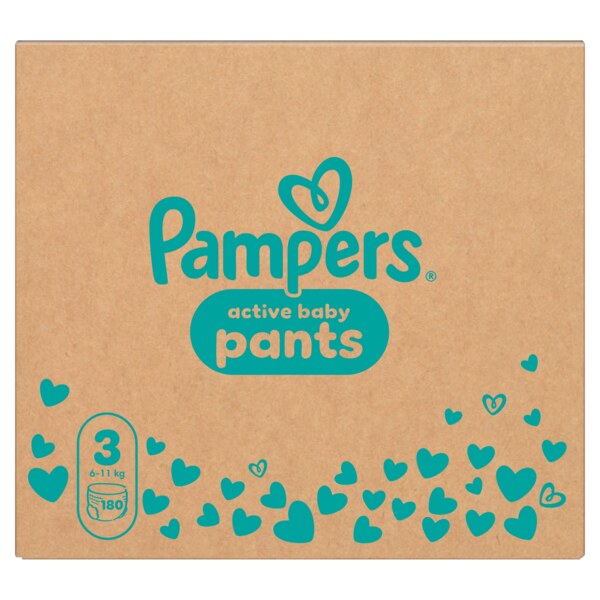 Pampers Active Baby Pants 3 Plenkové kalhotky (6-11 kg) 180 ks Pampers Active Baby Pants 3 Plenkové kalhotky (6-11 kg) 180 ks